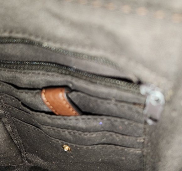 Vintage Etienne Aigner Brown and Tan Tote Bag - Picture 7 of 8